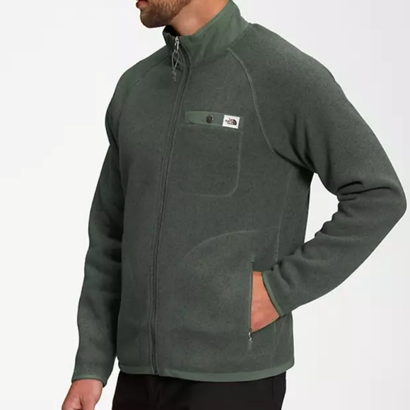 North Face Men's Gordon Lyons Heather Gray Front Full-Zip Jacket Size S NWT - Picture 9 of 9